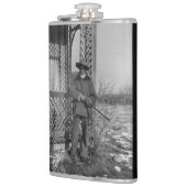 Cowboy Rancher oder kanadischer Gesetzentwurf des  Flachmann (Links)