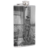 Cowboy Rancher oder kanadischer Gesetzentwurf des  Flachmann (Rechts)