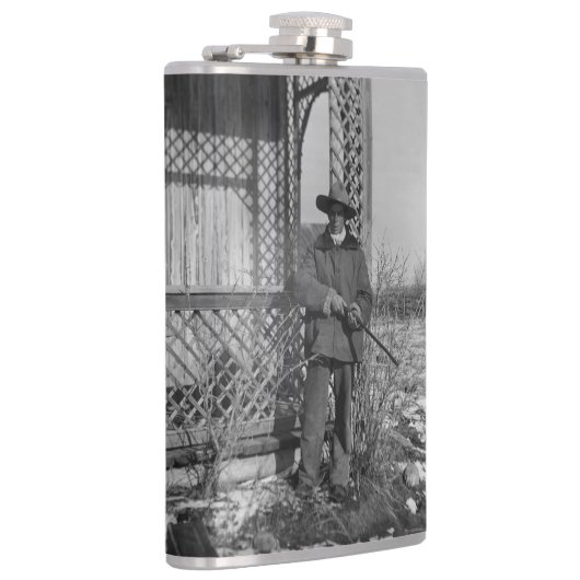 Cowboy Rancher oder kanadischer Gesetzentwurf des Flachmann (Rechts)