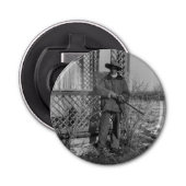 Cowboy Rancher oder kanadischer Gesetzentwurf des Flaschenöffner (Vorderseite)