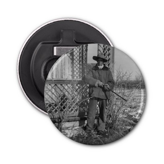 Cowboy Rancher oder kanadischer Gesetzentwurf des  Flaschenöffner (Vorderseite)