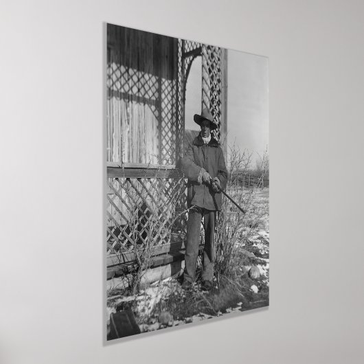 Cowboy Rancher oder kanadischer Gesetzentwurf des Foliendrucke (Ablage )