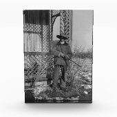 Cowboy Rancher oder kanadischer Gesetzentwurf des Fotoblock (Vorderseite)