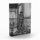 Cowboy Rancher oder kanadischer Gesetzentwurf des Fotoblock (Links)