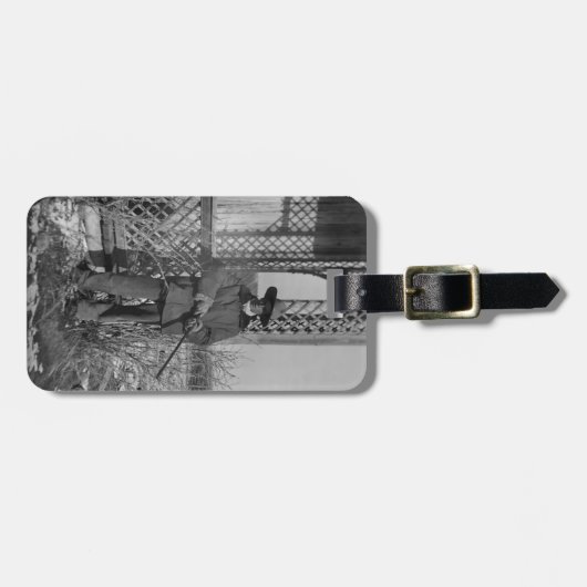 Cowboy Rancher oder kanadischer Gesetzentwurf des Gepäckanhänger (Vorderseite horizontal)