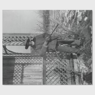 Cowboy Rancher oder kanadischer Gesetzentwurf des  Geschenkpapier