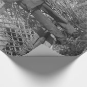 Cowboy Rancher oder kanadischer Gesetzentwurf des  Geschenkpapier (Ecke)