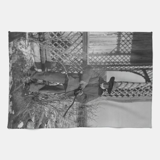 Cowboy Rancher oder kanadischer Gesetzentwurf des Geschirrtuch (Horizontal)