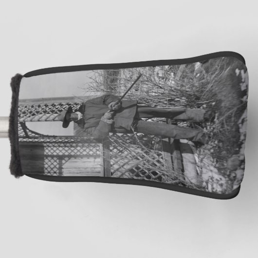 Cowboy Rancher oder kanadischer Gesetzentwurf des  Golf Headcover (Vorderseite)