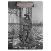 Cowboy Rancher oder kanadischer Gesetzentwurf des  Klemmbrett (Vorderseite)