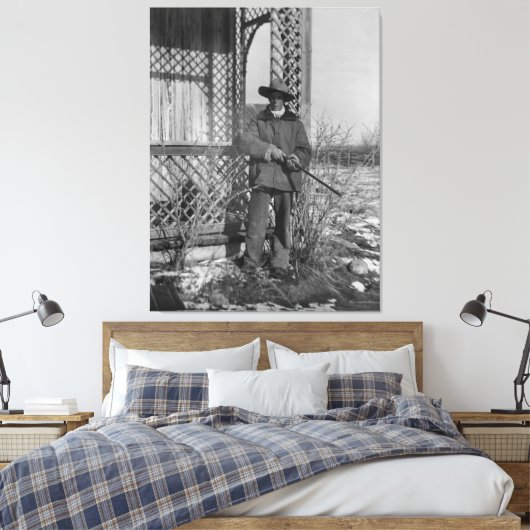 Cowboy Rancher oder kanadischer Gesetzentwurf des Leinwanddruck (Insitu (Schlafzimmer))