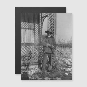 Cowboy Rancher oder kanadischer Gesetzentwurf des Magnetkarte