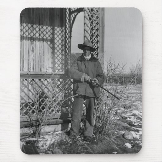 Cowboy Rancher oder kanadischer Gesetzentwurf des  Mousepad (Vorne)