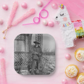 Cowboy Rancher oder kanadischer Gesetzentwurf des  Pappteller (Party)