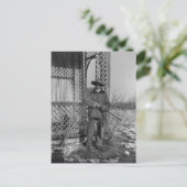 Cowboy Rancher oder kanadischer Gesetzentwurf des  Postkarte (Stehend Vorderseite)