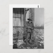 Cowboy Rancher oder kanadischer Gesetzentwurf des  Postkarte (Vorne/Hinten)