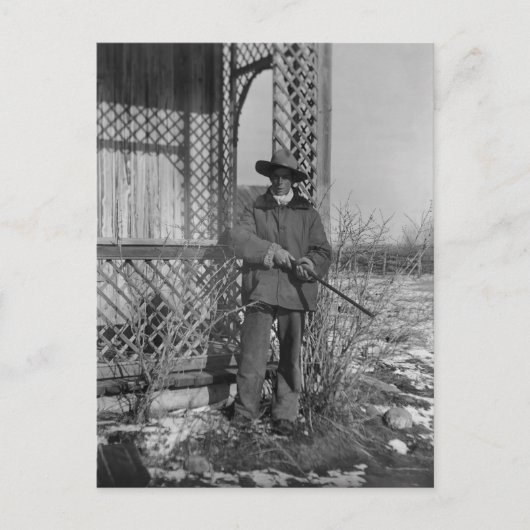 Cowboy Rancher oder kanadischer Gesetzentwurf des  Postkarte (Vorderseite)