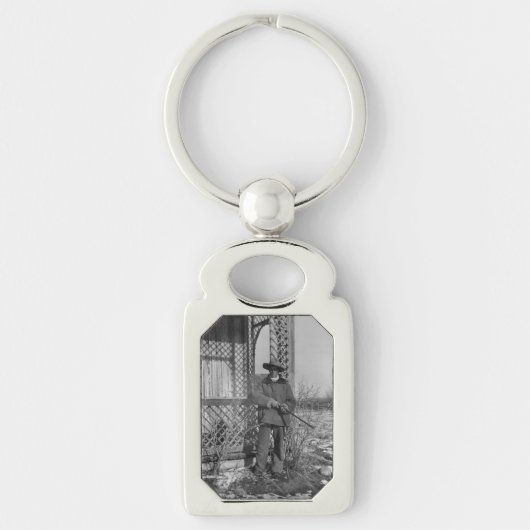 Cowboy Rancher oder kanadischer Gesetzentwurf des  Schlüsselanhänger (Vorderseite)