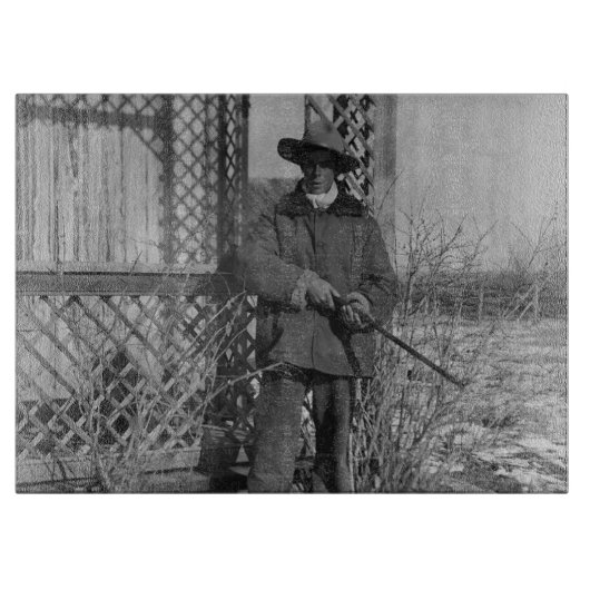 Cowboy Rancher oder kanadischer Gesetzentwurf des  Schneidebrett (Vorderseite)