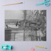 Cowboy Rancher oder kanadischer Gesetzentwurf des  Seidenpapier (Basteln)