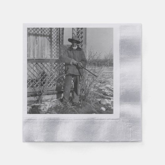 Cowboy Rancher oder kanadischer Gesetzentwurf des Serviette (Vorderseite)