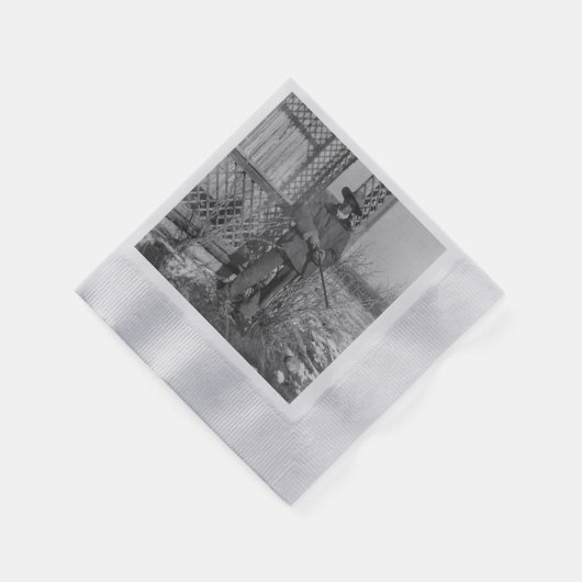 Cowboy Rancher oder kanadischer Gesetzentwurf des Serviette (Ecke)