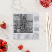 Cowboy Rancher oder kanadischer Gesetzentwurf des Serviette (Beispiel)