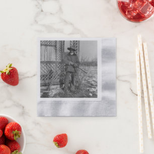 Cowboy Rancher oder kanadischer Gesetzentwurf des  Serviette