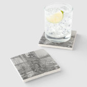 Cowboy Rancher oder kanadischer Gesetzentwurf des  Steinuntersetzer (Seitenansicht)