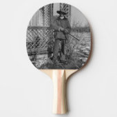 Cowboy Rancher oder kanadischer Gesetzentwurf des Tischtennis Schläger (Vorderseite)