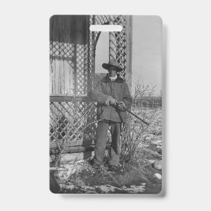 Cowboy-Rancher oder kanadischer Outlaw des alten W Ausweis