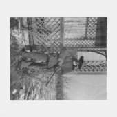 Cowboy-Rancher oder kanadischer Outlaw des alten W Fleecedecke (Vorderseite (Horizontal))