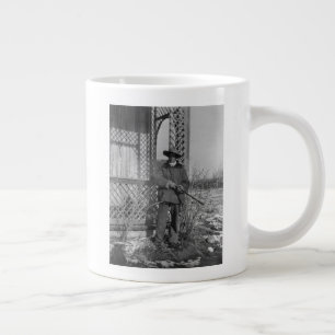 Cowboy-Rancher oder kanadischer Outlaw des alten W Jumbo-Tasse