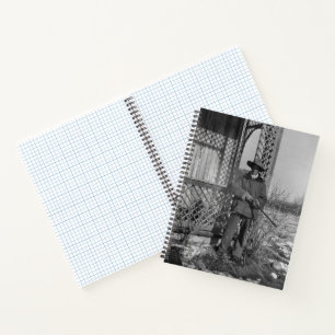 Cowboy Rancher von kanadischer Alt-West-Landwirtsc Notizblock