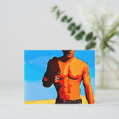 Cowboy Range Postkarte (Stehend Vorderseite)