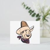 Cowboy-Ranger Postkarte (Stehend Vorderseite)