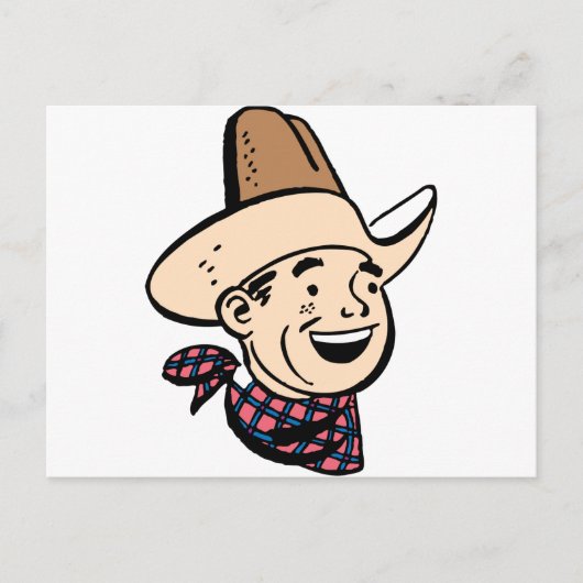 Cowboy-Ranger Postkarte (Vorderseite)