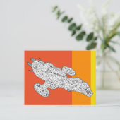 Cowboy-Raumschiff-Postkarte Postkarte (Stehend Vorderseite)