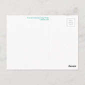 Cowboy-Raumschiff-Postkarte Postkarte (Rückseite)