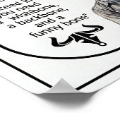 Cowboy-Regeln und Weisheit Poster (Ecke)