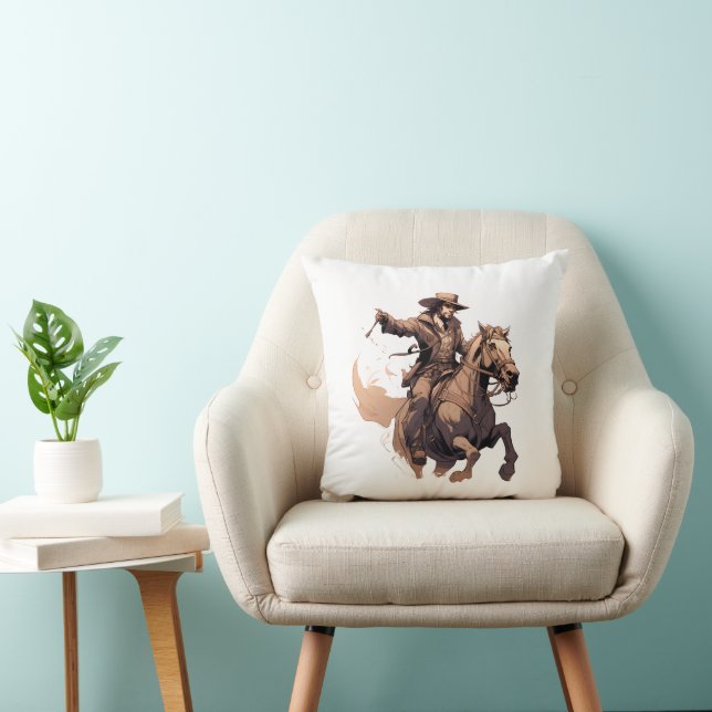 Cowboy Reiten Kissen (Stuhl )