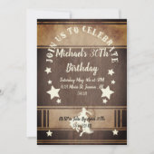 Cowboy reiten wilde West Geburtstag Einladung (Vorderseite)