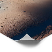 Cowboy reitet auf einem Pferd Poster (Ecke)