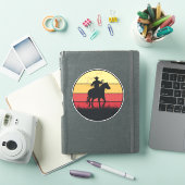 Cowboy Reitpferd Vintag Sunset Texas Boy Geschenk Aufkleber (iPad Hülle)