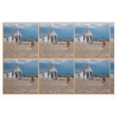 Cowboy-Reitpferd zu Kirchen-Druck-Gewebe 9" Stoff (Fat Quarter (45,7 x 55,9 cm))
