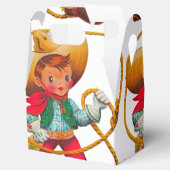 Cowboy Retro Boy Kind Niedlicher Western Geschenkschachtel (Geöffnet)