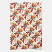 Cowboy Retro Boy Kind Niedlicher Western Geschirrtuch (Vertikal)