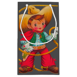 Cowboy Retro Boy Kind Niedlicher Western Kleine Geschenktüte