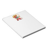 Cowboy Retro Boy Kind Niedlicher Western Notizblock (angewinkelt)