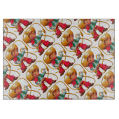 Cowboy Retro Boy Kind Niedlicher Western Schneidebrett (Vorderseite)